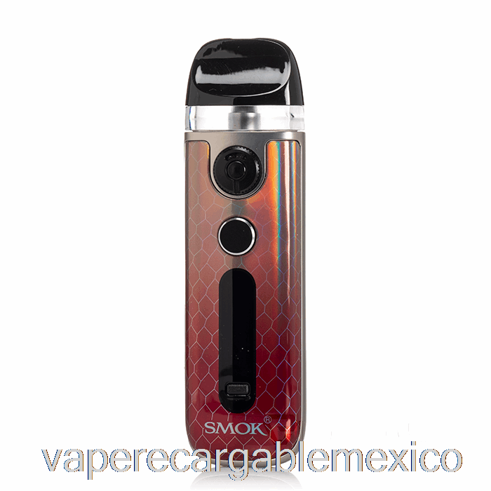 Vape Recargable Smok Novo 5 30w Pod System Cobra Roja Plateada